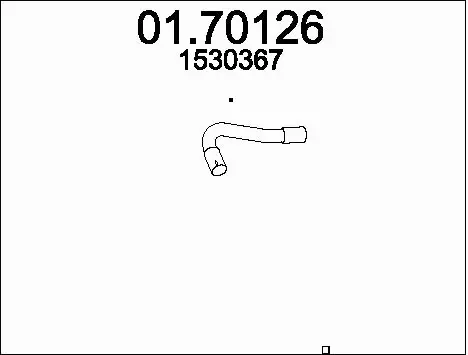 0170126 MTS rura koсc. KUGA 2.0 TDCI SX