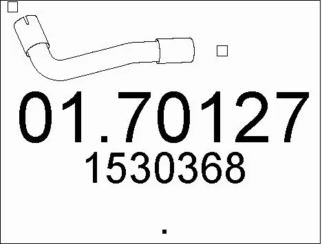 0170127 MTS rura koсc. KUGA 2.0 TDCI SX