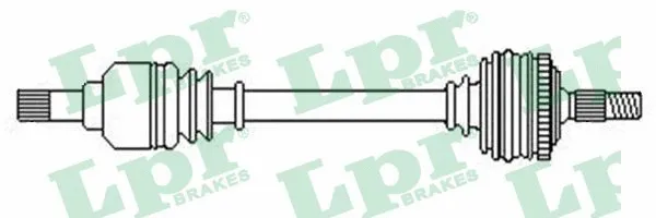 DS52514 LPR Привідний вал