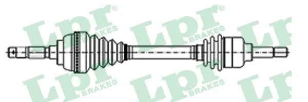 DS21051 LPR Привідний вал 