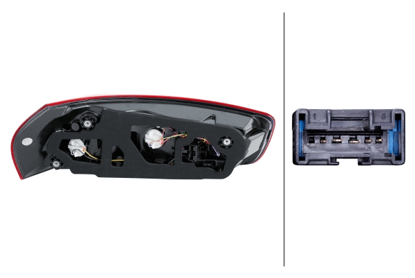 2SK011054061 HELLA Ліхтар задній Прав (P21/5W/P21W/W16W) CITROEN C4 PICASSO II -08.16