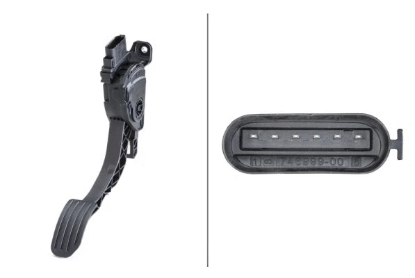 6PV010834811 HELLA Педаль газу VOLVO S60 II, S80 II, V60 I, V70 III, XC60 I, XC70 II 1.5-4.4 03.06-12.18