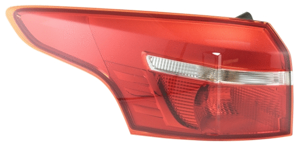 2SD354828131 HELLA Ліхтар задній Лів (зовнішн, P21W/W5W, колір повороту білий, колір скла червон) FORD FOCUS III Універсал 07.10-02.20