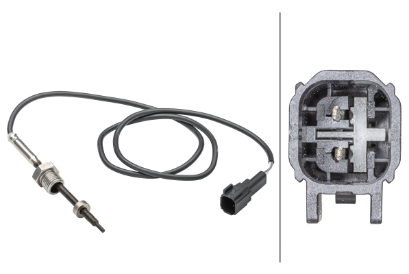 6PT358181761 HELLA Датчик температури вихлопних газів (після DPF) FORD RANGER 2.2D/3.2D 04.11-