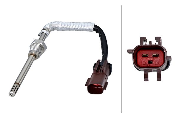 6PT010376511 HELLA Датчик температури вихлопних газів (перед DPF) JEEP GRAND CHEROKEE, GRAND CHEROKEE IV 3.0D 01.11-