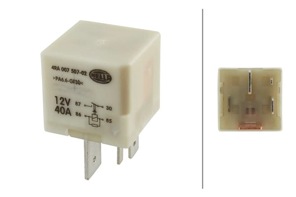 4RA007507021 HELLA Контролер/реле свічок накалу AUDI A3  SEAT ALHAMBRA, AROSA, CORDOBA, CORDOBA VARIO, IBIZA II, IBIZA III, IBIZA IV, IBIZA IV SC, INCA, LEON, TOLEDO I, TOLEDO II  SKODA FABIA I 1.2D-2.5D 08.93-