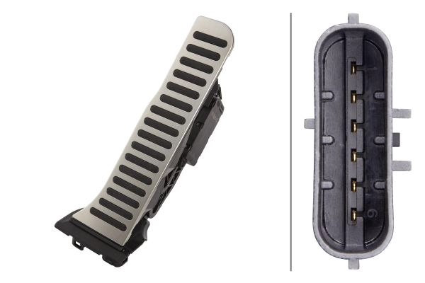 6PV011039721 HELLA Педаль газу AUDI A3, R8, R8 SPYDER, TT  SEAT LEON, LEON SC  SKODA OCTAVIA I, OCTAVIA II, OCTAVIA III, SUPERB II, SUPERB III  VW BEETLE, EOS, GOLF ALLTRACK VII, GOLF IV 1.2-Electric 05.99-