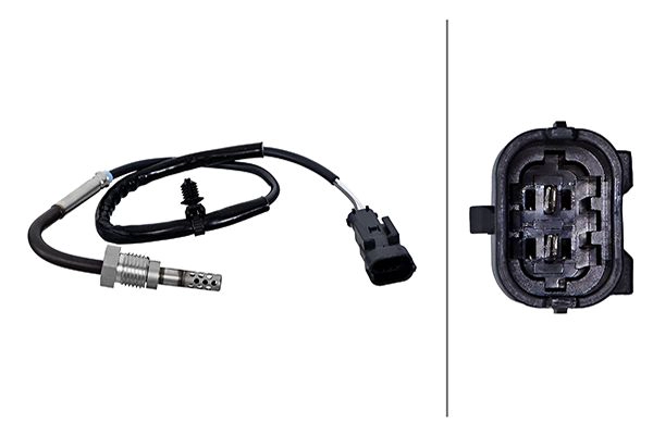 6PT010376291 HELLA Датчик температури вихлопних газів (після каталізатора) CHEVROLET CRUZE, TRAX  OPEL ASTRA J, ASTRA J GTC, CORSA D, MERIVA B, MOKKA / MOKKA X 1.7D 09.09-