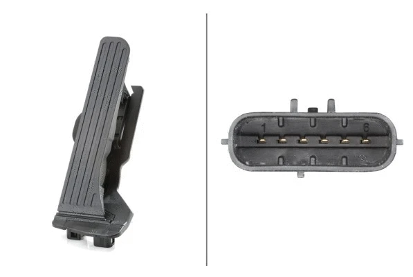 6PV011040711 HELLA Педаль газу AUDI A3, TT  SEAT LEON, LEON SC, LEON ST  SKODA OCTAVIA II, OCTAVIA III, SUPERB II, SUPERB III  VW BEETLE, CC B7, EOS, GOLF V, GOLF VI, JETTA III, JETTA IV 1.2-3.6 05.03-