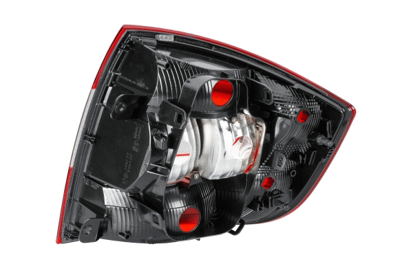 9EL354849011 HELLA Ліхтар задній Лів (P21/4W/P21W/W3W, колір скла сірий, світло протитуманних фар) SKODA RAPID 07.12-03.17