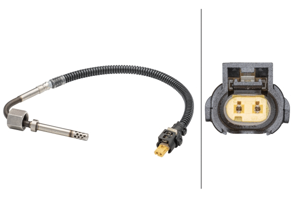 6PT358181681 HELLA Датчик температури вихлопних газів (перед каталізатором) MERCEDES GL (X166), GLE (C292), GLE (W166), GLS (X166), M (W166) 2.2D/3.0D 06.11-10.19