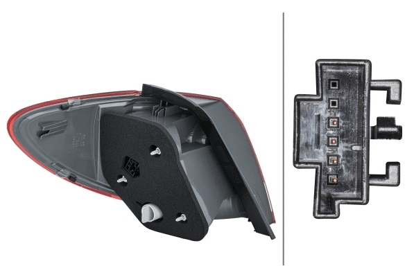 2SD354873021 HELLA Ліхтар задній прав (зовнішн, LED/P21W) MERCEDES B SPORTS TOURER (W246, W242) 11.11-12.18