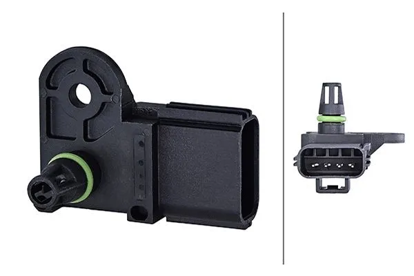 6PP358152531 HELLA Датчик тиску у впускному колекторі (4 pin) FORD C-MAX II, MAVERICK  MAZDA 3, 5, 6, CX-7 1.8-2.5 10.03-