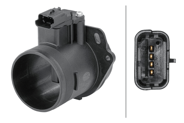 8ET358095651 HELLA HELLA CITROEN Витратомір повітря C8, Peugeot 407, 5008 2.0HDi 06-