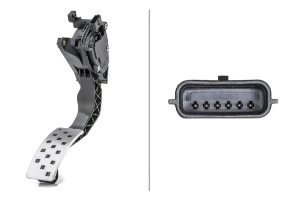 6PV009978821 HELLA Педаль газу DACIA LOGAN II, LOGAN MCV II, SANDERO II 0.9-1.6 10.12-