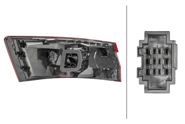 2SK354832031 HELLA Ліхтар задній Лів (зовнішн, LED, світло заднього ходу) SKODA SUPERB III Седан 03.15-05.19