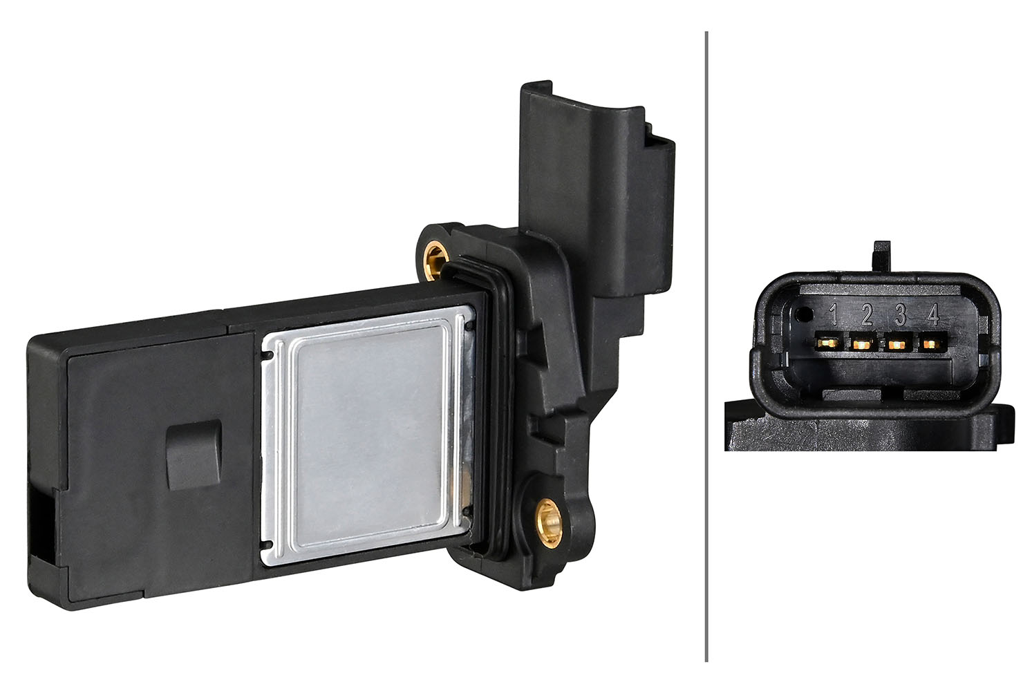 8ET358095211 HELLA HELLA CITROEN витратомір повітря (тільки датчик!) BERLINGO 1.5 18-, C3 II 1.6 14-, C4 CACTUS 1.5 18-, C4 PICASSO II 1.6 14-, JUMPY 1.6 16-, OPEL CORSA F 1.5 19-, PEUGEOT 2008 I 1.5 18-, 508 SW I 1.6 HDi 14-18