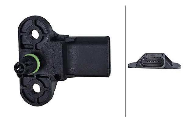 6PP358152471 HELLA Датчик тиску у впускному колекторі (4 pin) AUDI TT  VW BEETLE, EOS, GOLF V, GOLF VI, JETTA III, JETTA IV, PASSAT B7 2.5/3.2 11.05-12.20