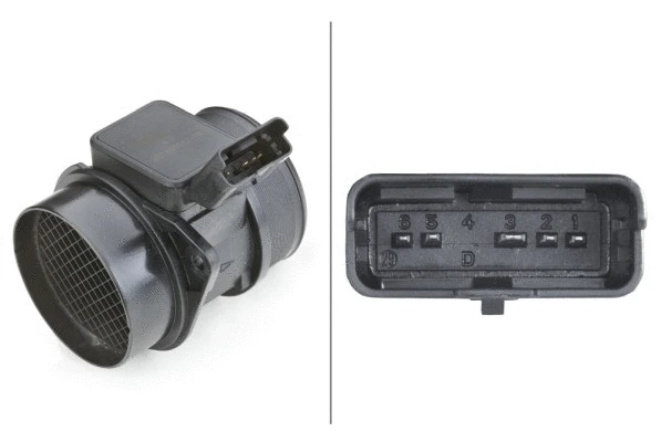 8ET009142101 HELLA HELLA CITROEN Витратомір повітря Berlingo,Jumpy,P306,Fiat Scudo 1.9/2.0HDI 98-