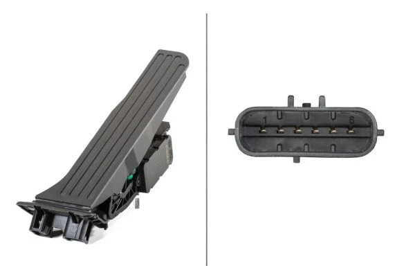 6PV010946011 HELLA Педаль газу AUDI A3, R8, R8 SPYDER, TT  SEAT LEON  SKODA OCTAVIA II, SUPERB II  VW CC B7, EOS, GOLF V, GOLF VI, JETTA III, JETTA IV, PASSAT ALLTRACK B7, PASSAT B6, PASSAT B7 1.2-5.2 05.03-
