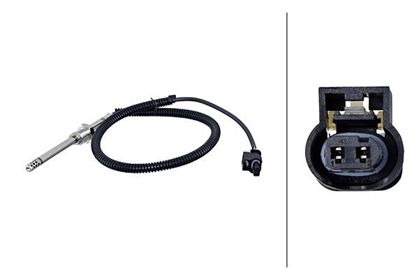 6PT010376311 HELLA Датчик температури вихлопних газів (перед DPF) MERCEDES C T-MODEL (S204), C (W204), E T-MODEL (S211), E (VF211), E (W211), GL (X164), M (W164), R (W251, V251), S (W221, V221) 1.5D-4.0D 03.02-12.21