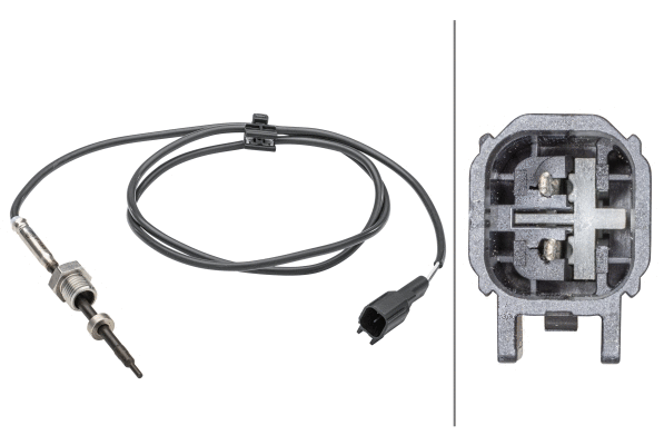 6PT358181781 HELLA Датчик температури вихлопних газів (перед DPF) FORD TRANSIT, TRANSIT TOURNEO 2.2D 09.11-12.14