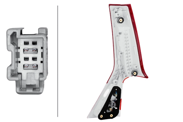 2TZ011528031 HELLA Ліхтар задній Лів (внутрішня частина, LED) VOLVO V70 III, XC70 II