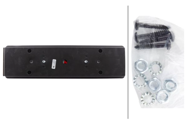 2VP008204121 HELLA Ліхтар задній Прав (P21W/R5W, колір повороту помаранчевий, колір скла червон, світло заднього ходу) VW LT II Платформаі / Рама 05.96-07.06