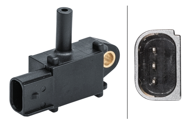 6PP009409541 HELLA Датчик тиску вихлопних газів (кількість контактів: 3) FORD B-MAX, ECOSPORT, FIESTA VI, FOCUS III, TOURNEO COURIER B460, TRANSIT COURIER B460 1.5D/1.6D 02.10-