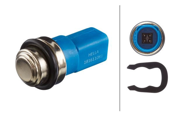 6ZT181611081 HELLA HELLA VW Датчик вмикання вентилятора Audi A2/4/6/8,Allroad,Skoda SuperB,Passat 96-