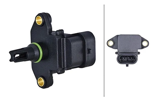 6PP358152461 HELLA Датчик тиску у впускному колекторі (4 pin з прокладками) FIAT BRAVA, BRAVO I, DOBLO, MAREA, MULTIPLA, PALIO, PUNTO, SEICENTO / 600, SIENA, STILO, STRADA  LANCIA DEDRA, LYBRA, Y 1.0-1.6LPG 10.95-