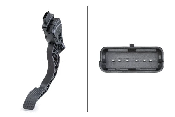 6PV009949831 HELLA Педаль газу DS DS 3, DS 4  CITROEN C2, C2 ENTERPRISE, C3 AIRCROSS I, C3 I, C3 II, C3 III, C3 PLURIEL, C4 CACTUS, C4 II, C-ELYSEE, DS3  PEUGEOT 2008 I, 207, 208, 208 I, 301, 308 1.0-2.0D 02.02-