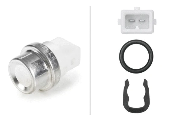 6PT009107601 HELLA Датчик температури охолоджуючої рідини (кількість контактів: 2) VOLVO S40 I, V40  MITSUBISHI CARISMA  OPEL ARENA  RENAULT CLIO II, ESPACE III, KANGOO, KANGOO EXPRESS, LAGUNA I 1.8/1.9D/2.0 03.95-