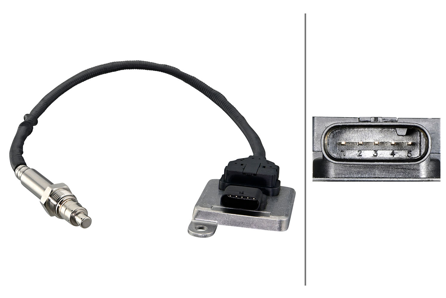 6PN358307251 HELLA Датчик NOx MERCEDES CLS (C218), CLS SHOOTING BRAKE (X218), E (A207), E (C207), E T-MODEL (S212), E (W212), GLC (C253), GLC (X253), GLK (X204), MARCO POLO CAMPER (W447), S (W222 1.6D-3.5 06.06-