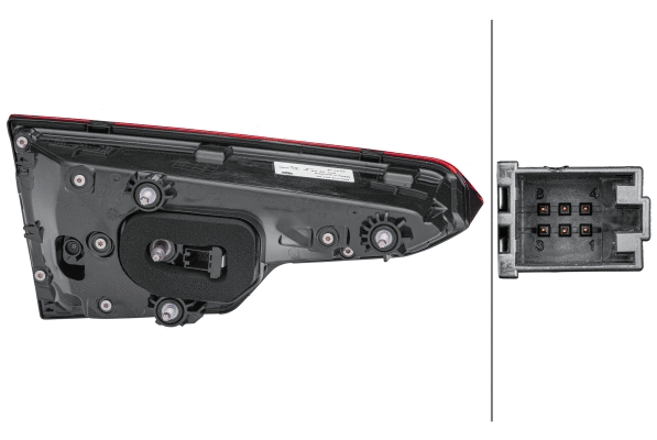 2SV012247281 HELLA HELLA AUDI Задній ліхтар прав. внутр. A4 B9 15-