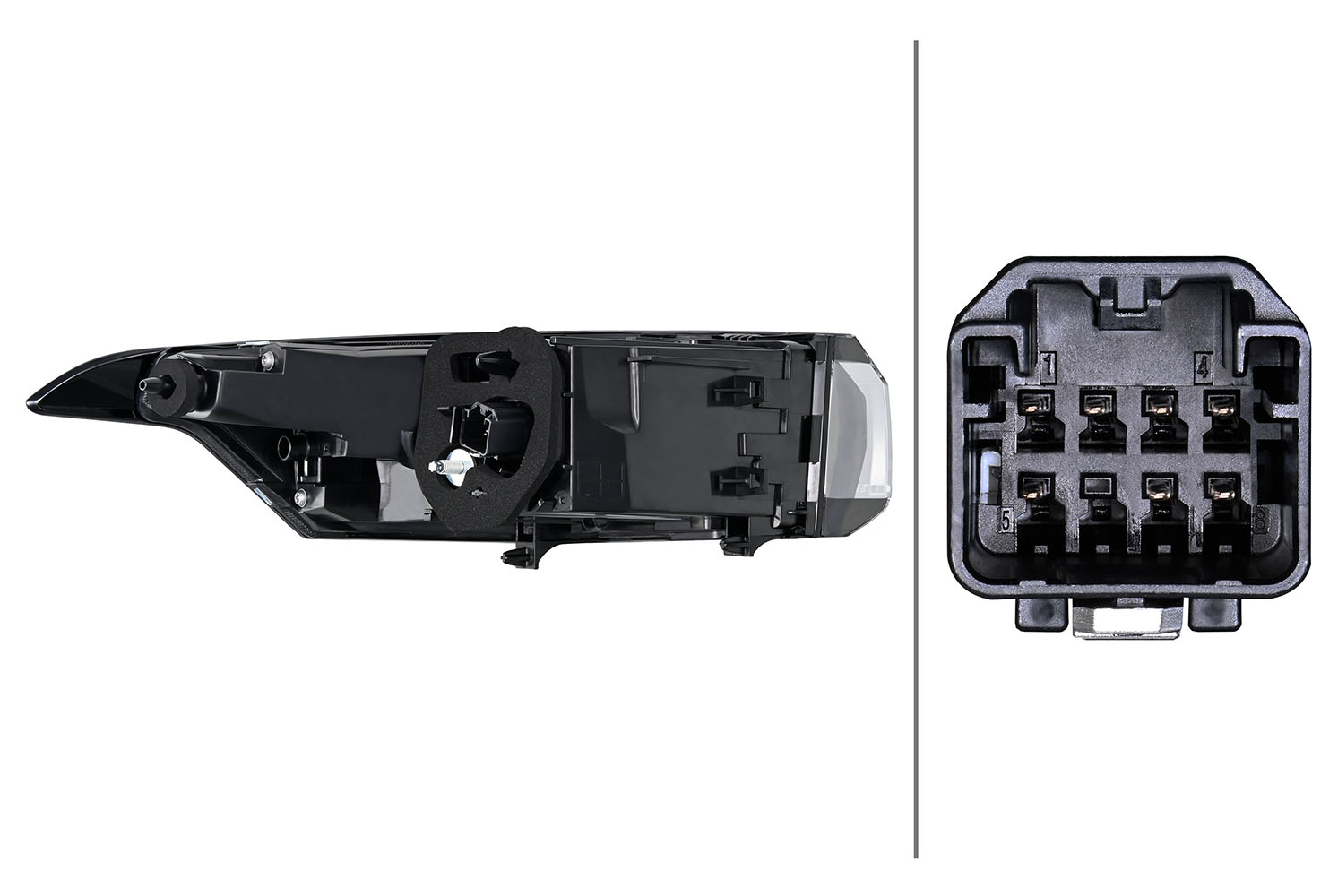 2SD015019121 HELLA Ліхтар задній Прав (зовнішн, LED) PEUGEOT 308 III, 408 II 07.21-