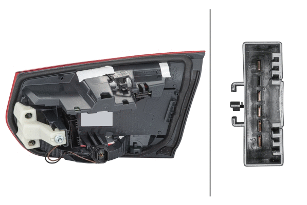 2SK012148311 HELLA Ліхтар задній Лів (внутрішня частина, H21W, світло протитуманних фар, світло заднього ходу) BMW 3 F30, F31, F80 05.15-06.19