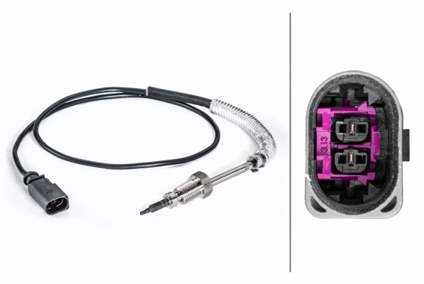 6PT014494441 HELLA Датчик, температура відпрацьованих газів