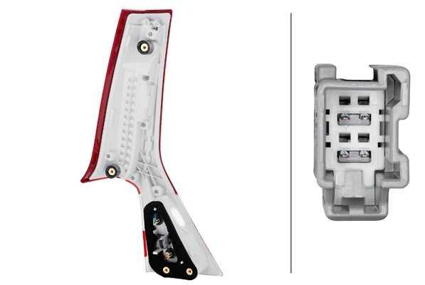 2TZ011528041 HELLA Ліхтар задній Прав (внутрішня частина, LED) VOLVO V70 III, XC70 II