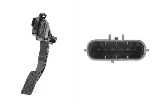 6PV009505701 HELLA HELLA AUDI Датчик положення педалі ходу A4 B8 (8K2) 2.0 11-, A4 B8 (8K2) 2.0 08-, A4 B8 Avant (8K5) 3.2 08-