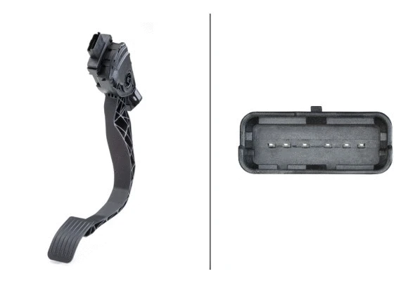 6PV009949721 HELLA HELLA CITROEN Датчик положення педалі ходу C3 PICASSO, PEUGEOT 1007