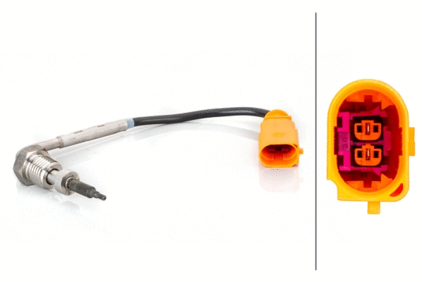 6PT014494851 HELLA Датчик температури вихлопних газів (після турбіни) AUDI A4 B8, A5, Q7  VW PHAETON, TOUAREG 2.7D/3.0D 03.06-03.16