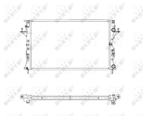 58319 NRF Радиатор двигателя