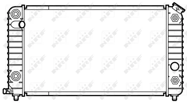 50338 NRF Радиатор двигателя