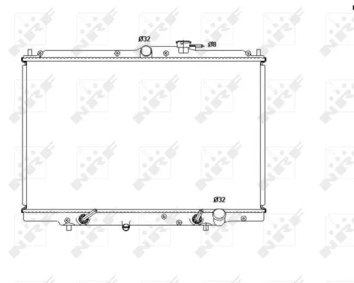 53515 NRF Радиатор двигателя