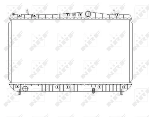 53384 NRF Радиатор двигателя