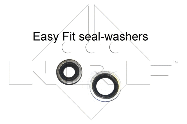 350227 NRF Радиатор кондиционера