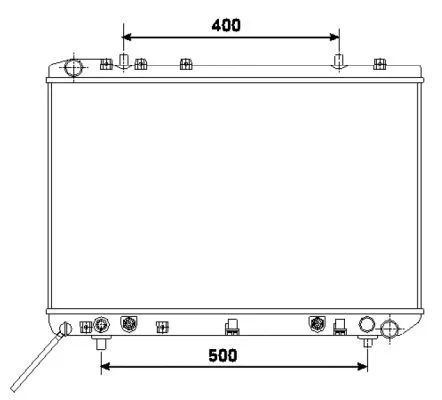 53499 NRF Радиатор двигателя