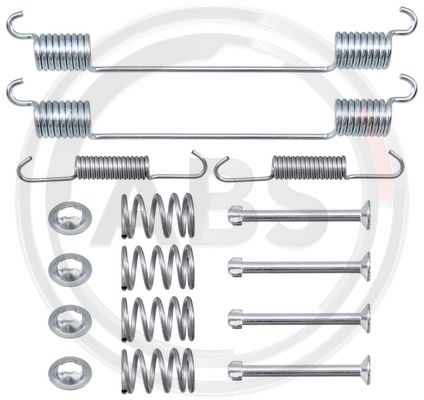0048Q A.B.S. SPRĘŻYNKI DO SZCZĘK HAM. NISSAN LEAF 17- TYŁ