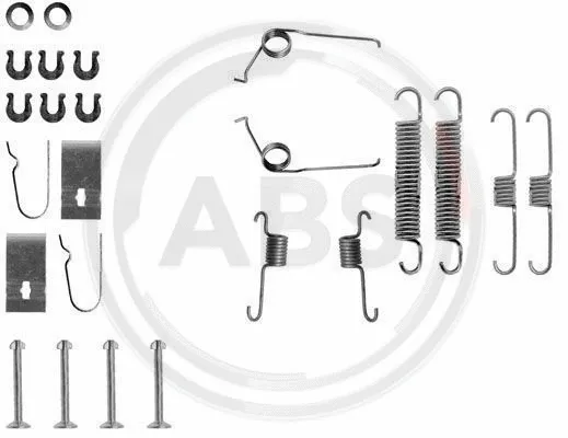 0693Q A.B.S. Монтажний набір гальмівних колодок